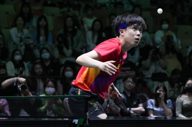 半岛体育官网-王楚钦沙特大满贯独揽三金 “面对巴黎 不惧巴黎”